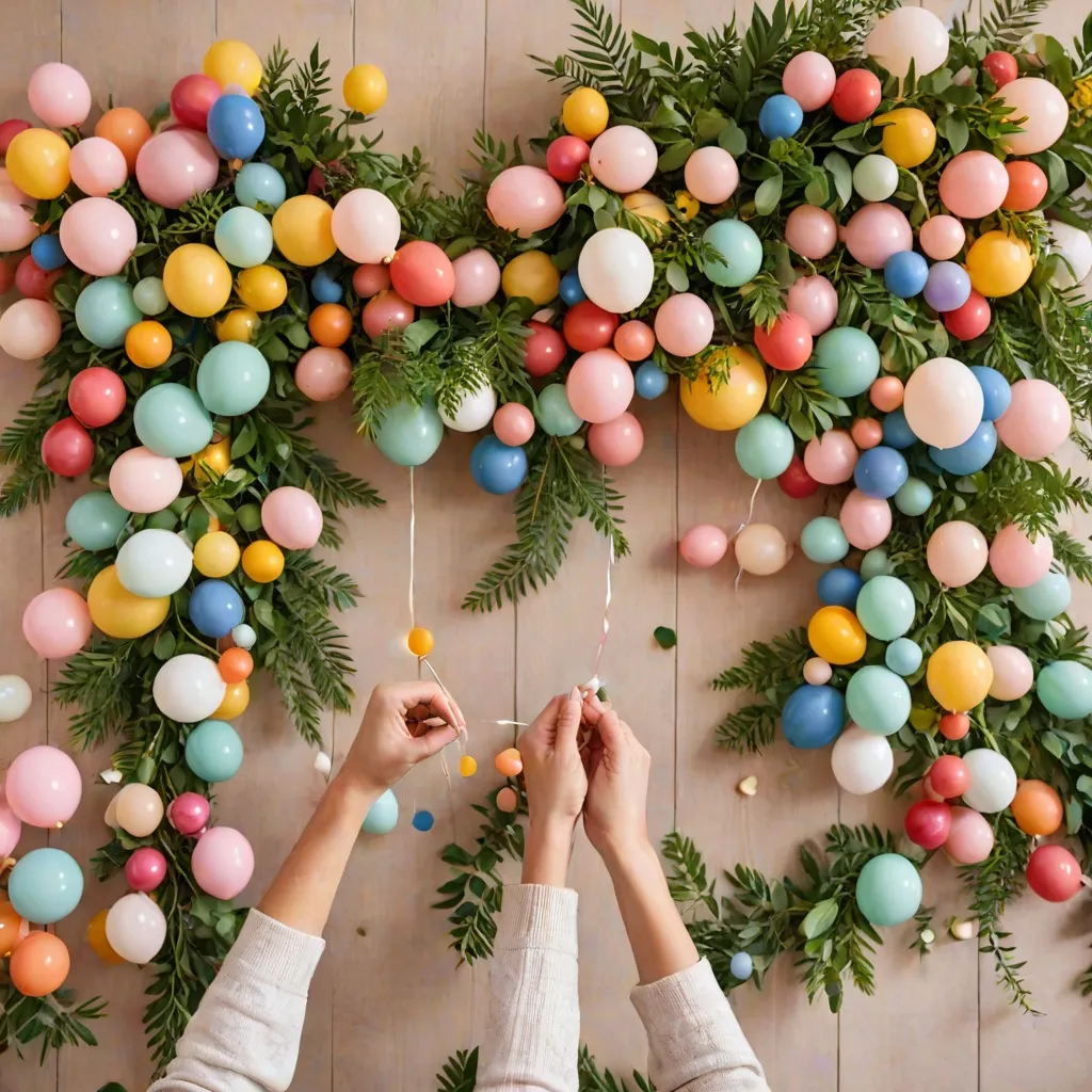 Jak zrobić girlandę z balonów – krok po kroku